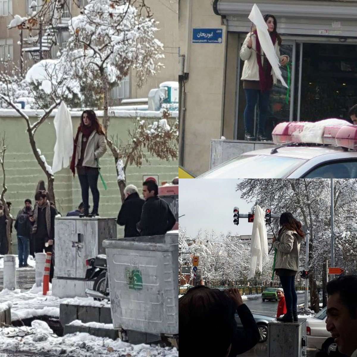 В Иране впервые с 1979 г женщины протестуют против хиджабов