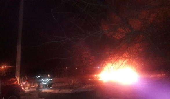 Падение вертолета в Кременчуге: на борту, предположительно, было четыре человека