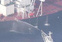 На нефтяном танкере у берегов Японии произошел пожар