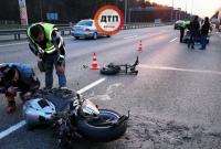 Под Киевом в результате ДТП мотоцикл разорвало на части