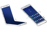 Samsung разработала сгибаемый смартфон в дизайне Galaxy Note 8, но с шарниром посредине и еще одним внешним экраном