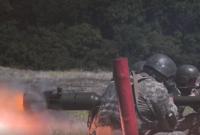 "Сапог" в действии: украинские военные показали работу противотанкового гранатомета (видео)