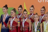 Украинские гимнастки завоевали "серебро" на чемпионате Европы