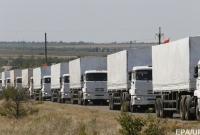 Наблюдатели: Через неконтролируемый участок границы с РФ въехали 15 грузовиков с арсеналом для боевиков