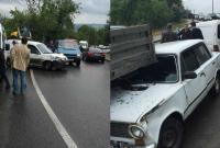 Во Львове столкнулись семь автомобилей