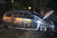 В Ужгороде сожгли машину местного прокурора