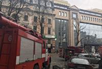 Напротив Оперного театра в центре Киева произошел пожар