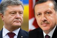 Порошенко призвал Эрдогана не признавать выборы оккупанта в Крыму