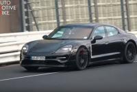 Porsche вивела на тесты электрокар Taycan