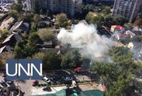 В Днепровском районе Киева произошел пожар