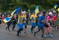 Ветераны АТО приняли участие в марафоне морской пехоты США (видео)