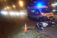 В Киеве мотоциклист насмерть сбил человека и скрылся с места ДТП
