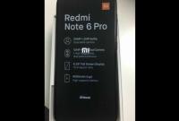 Фото смартфона Xiaomi Redmi Note 6 Pro раскрыло его некоторые характеристики