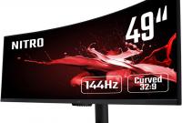 49 изогнутых дюймов: представлен игровой монитор Acer Nitro EI491CRP