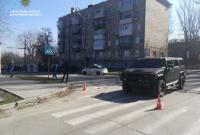 В Запорожской области Hummer столкнулся с маршруткой, есть пострадавший