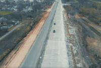 В Украине открыли первую бетонную дорогу