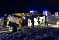 В Эстонии перевернулся автобус с 70 пассажирами, 9 госпитализированы