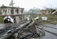 Тайфун в Японии достиг главного острова страны