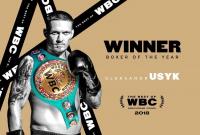 Усик признан лучшим боксером года по версии WBC, Гвоздик - открытие года