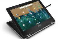Ноутбук-трансформер Acer Chromebook Spin 512 оснащён 12" экраном