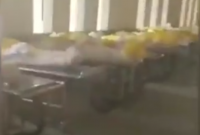 Длинный ряд трупов в мешках: появились жуткие кадры из крематория в Ухане, где свирепствует коронавирус (видео)