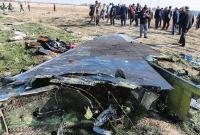 Украинские спасатели показали работы на месте падения самолета в Иране (видео)