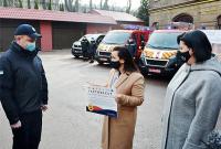 Спасатели Львовской области получили новые пожарные авто на базе Peugeot Boxer